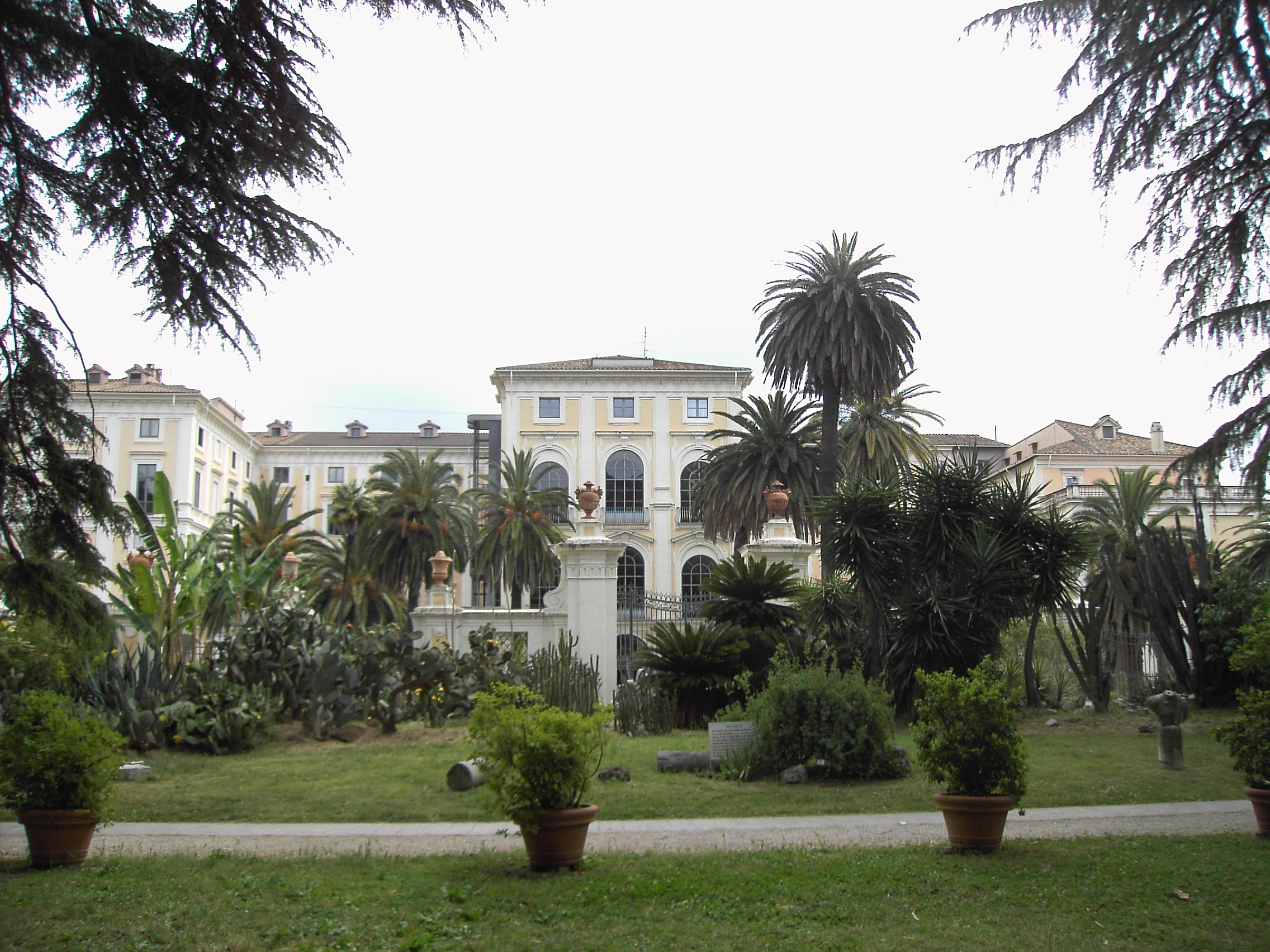 Orto botanico di Roma - Sala Aranciera